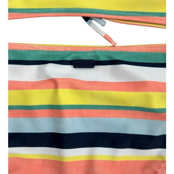 ROXY GIRLS STRIPED BIKINI 8 - Picture 7 of 8